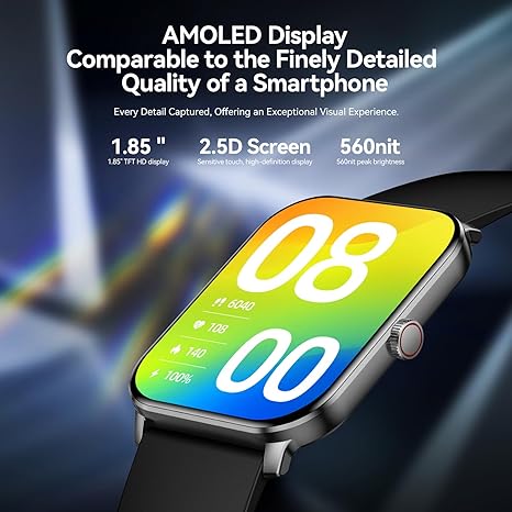 Smart Watch for Men Women Sport Modes Fitness Watch with Blood Oxygen/Sleep/Heart Rate Monitor, IP68 Waterproof Smartwatch