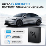 Tracker for Vehicles, Up to 6-Month Battery 4G LTE Car Tracker with Strong Magnetic 90-Day Location History, Global Coverage Real-Time Tracker Device for Vehicles Subscription Needed