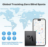 Tracker for Vehicles, Up to 6-Month Battery 4G LTE Car Tracker with Strong Magnetic 90-Day Location History, Global Coverage Real-Time Tracker Device for Vehicles Subscription Needed