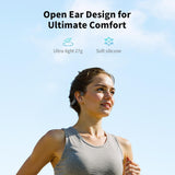Bone Conduction Headphones, Bluetooth 5.4 with Mic Open Ear IPX8 Waterproof Headsets, Swimming Headphones 10H Playtime Wireless Earbuds for Sports, Running, Cycling