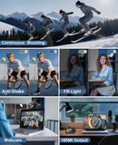 8K Digital Cameras for Photography Autofocus 88MP WiFi Professional 16X Digital Zoom Photography Camera with Dual-Lens for YouTube with Lens Hood, Touch Screen, 2 Batteries & Charging Stand